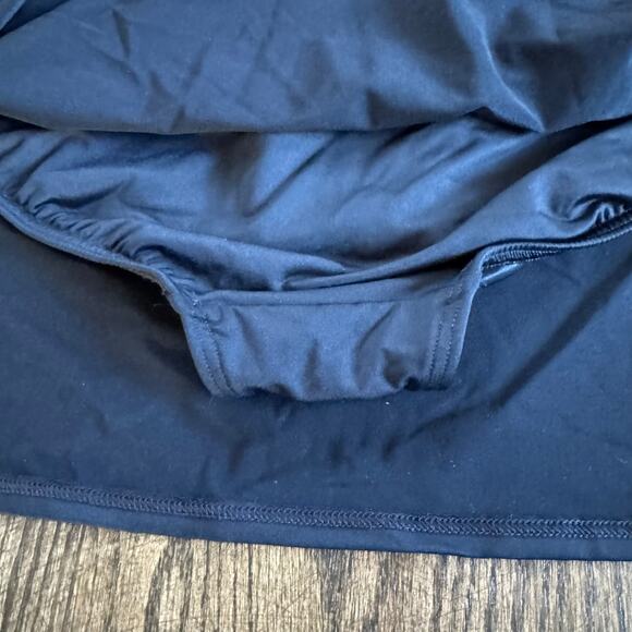 Lands End Womens Solid Black Swim Skirt Attached Brief Suit Bottom Plus Size 22W - Picture 4 of 8